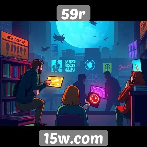 explorando a biblioteca de jogos do 59r