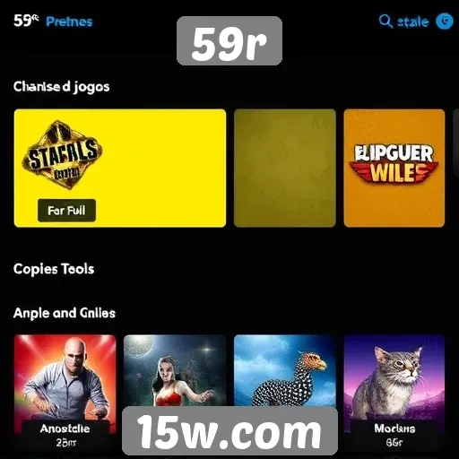 Análise das principais categorias de jogos no 59r